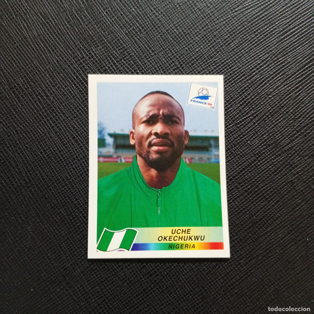 Cartes &agrave; collectionner de Football: 249 OKECHUKWU NIGERIA PANINI 1998 MUNDIAL CROMO FUTBOL FRANCIA 98 - SIN PEGAR - A22 PG451