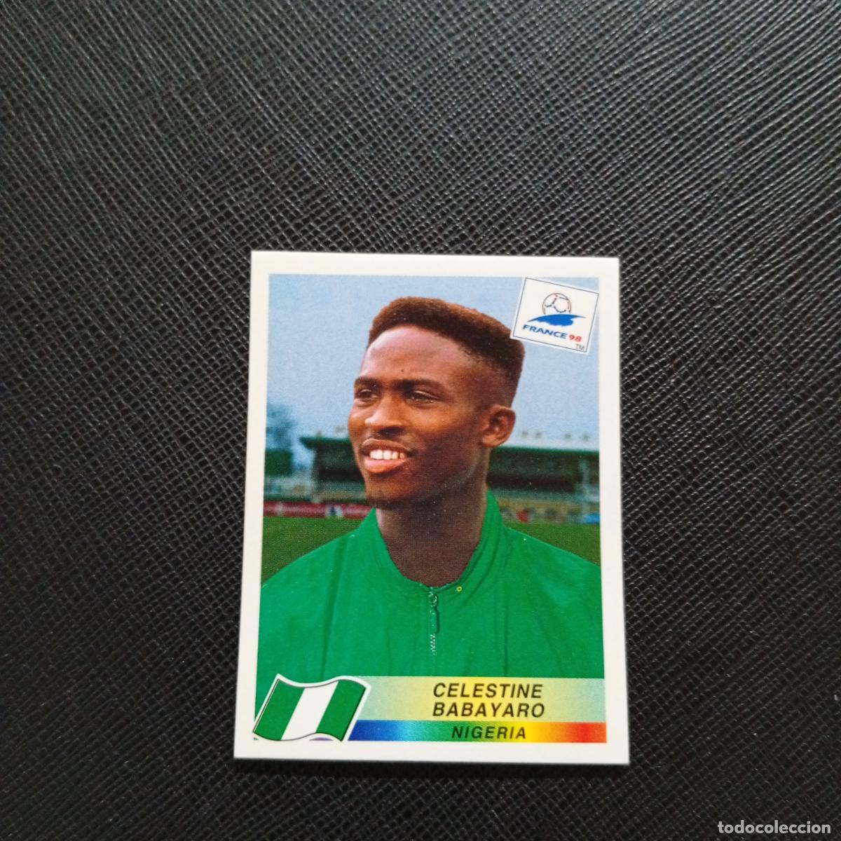 Figurine di Calcio: 250 BABAYARO NIGERIA PANINI 1998 MUNDIAL CROMO FUTBOL FRANCIA 98 - SIN PEGAR - A22 PG433