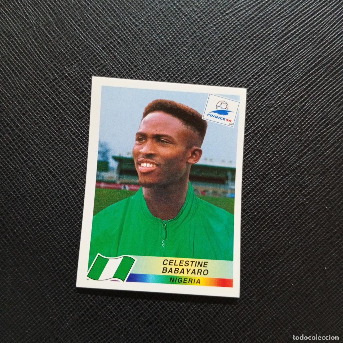 Fu&szlig;ball-Sticker: 250 BABAYARO NIGERIA PANINI 1998 MUNDIAL CROMO FUTBOL FRANCIA 98 - SIN PEGAR - A22 PG460