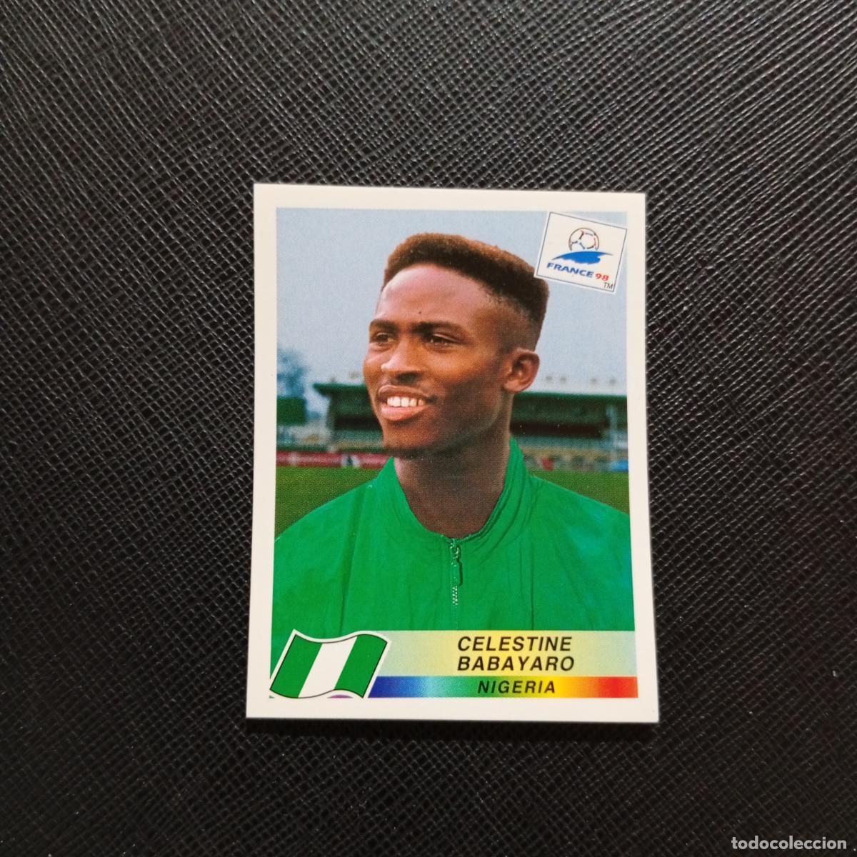 Fu&szlig;ball-Sticker: 250 BABAYARO NIGERIA PANINI 1998 MUNDIAL CROMO FUTBOL FRANCIA 98 - SIN PEGAR - A22 PG460 B