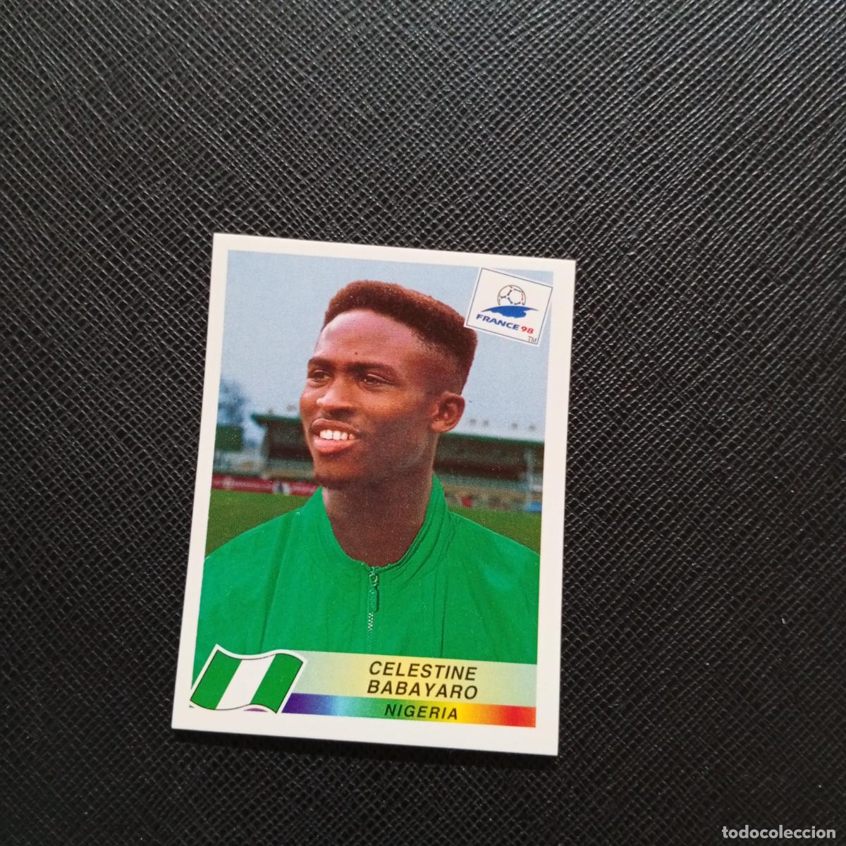Fu&szlig;ball-Sticker: 250 BABAYARO NIGERIA PANINI 1998 MUNDIAL CROMO FUTBOL FRANCIA 98 - SIN PEGAR - A22 PG469