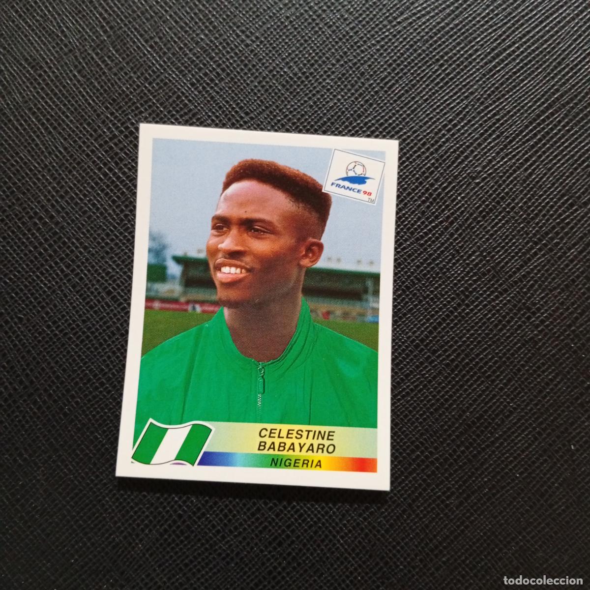 Cromos de Futebol: 250 BABAYARO NIGERIA PANINI 1998 MUNDIAL CROMO FUTBOL FRANCIA 98 - SIN PEGAR - A22 PG469 B