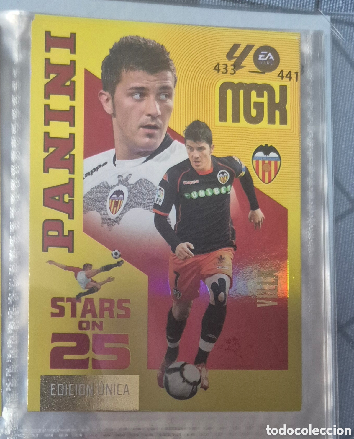 Cromos de Futebol: Villa valencia stars on 25 edicion unica megacracks 26 27