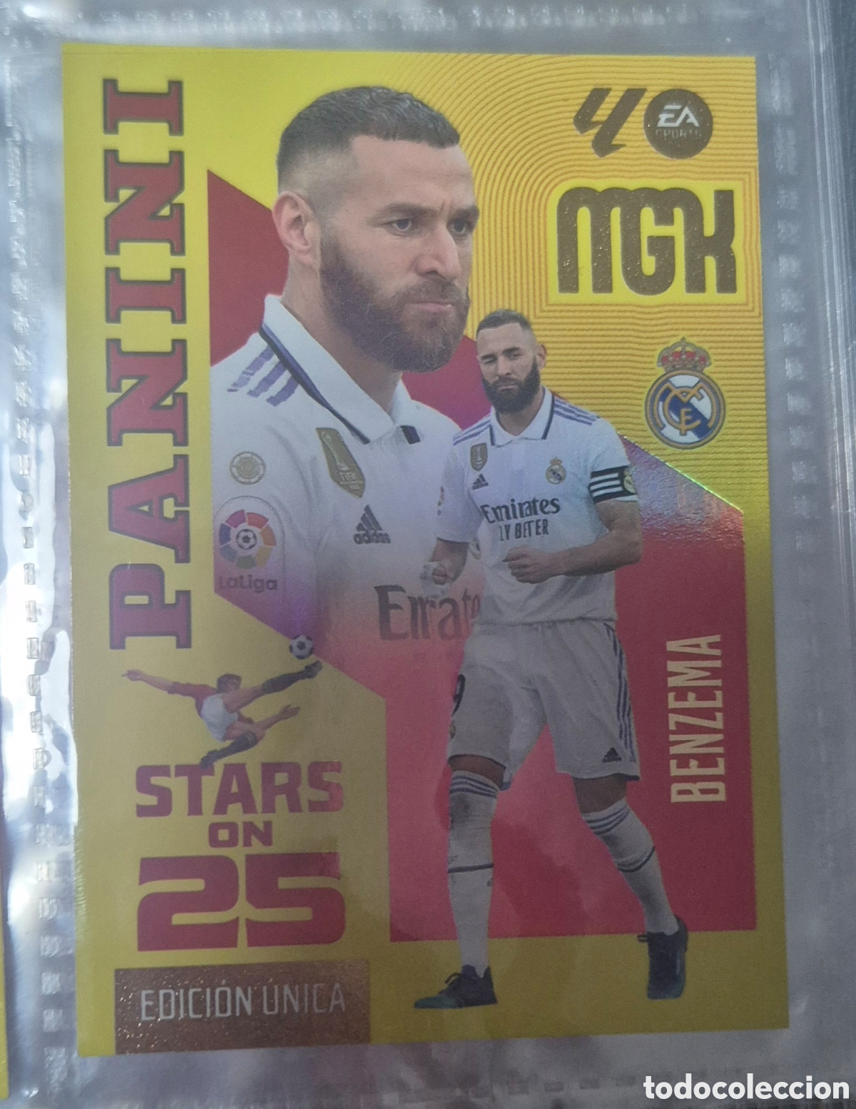 Cromos de Futebol: Benzema madrid stars on 25 edicion unica megacracks 26 27
