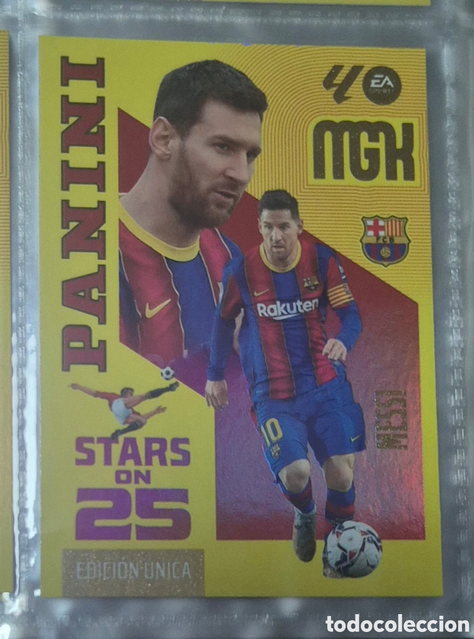 Cromos de Futebol: Messi barcelona stars on 25 edicion unica megacracks 26 27