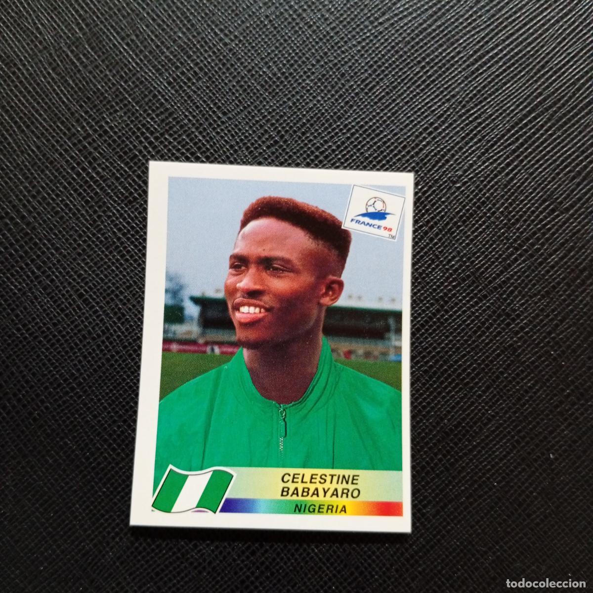 Cromos de Futebol: 250 BABAYARO NIGERIA PANINI 1998 MUNDIAL CROMO FUTBOL FRANCIA 98 - SIN PEGAR - A22 PG487 B