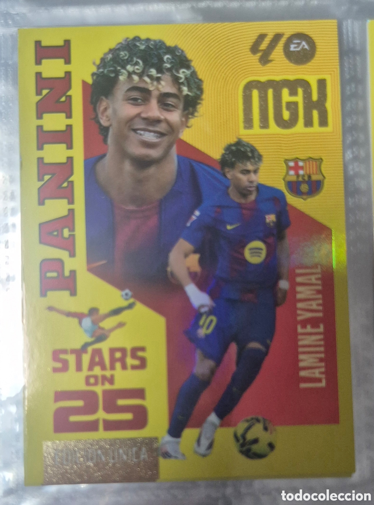 Cromos de f&uacute;tbol: Lamine yamal barcelona stars on 25 edicion unica megacracks 26 27
