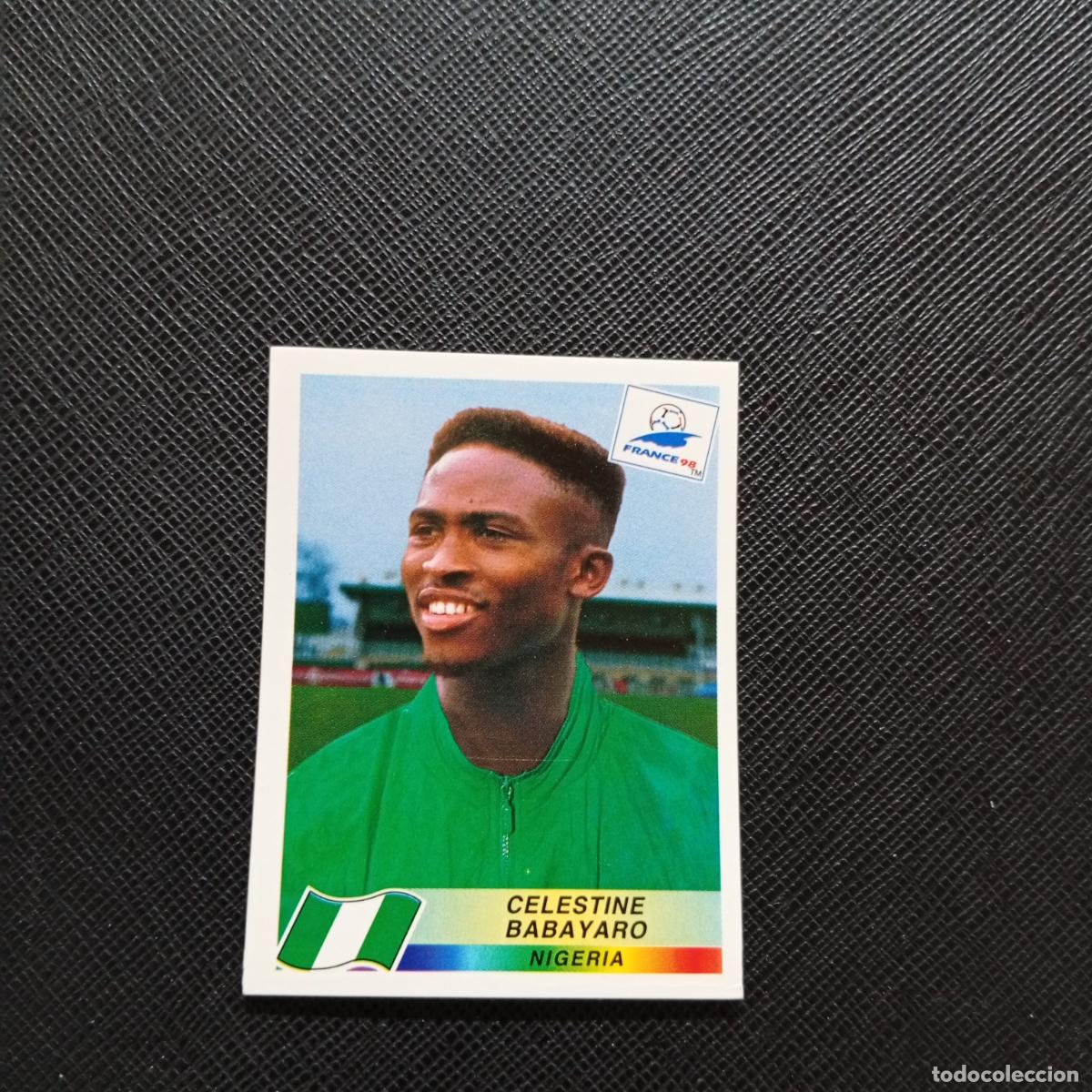 Figurine di Calcio: 250 BABAYARO NIGERIA PANINI 1998 MUNDIAL CROMO FUTBOL FRANCIA 98 - SIN PEGAR - A22 PG505