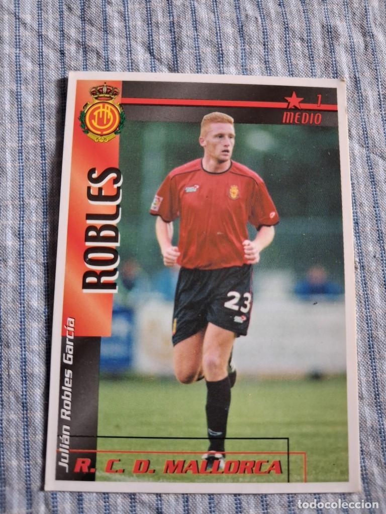 Figurine di Calcio: F&uacute;tbol Match Total. Liga 2002 &ndash; 2003. Robles. R.C.D. Mallorca. Magic Box Int. Estado ver imagen