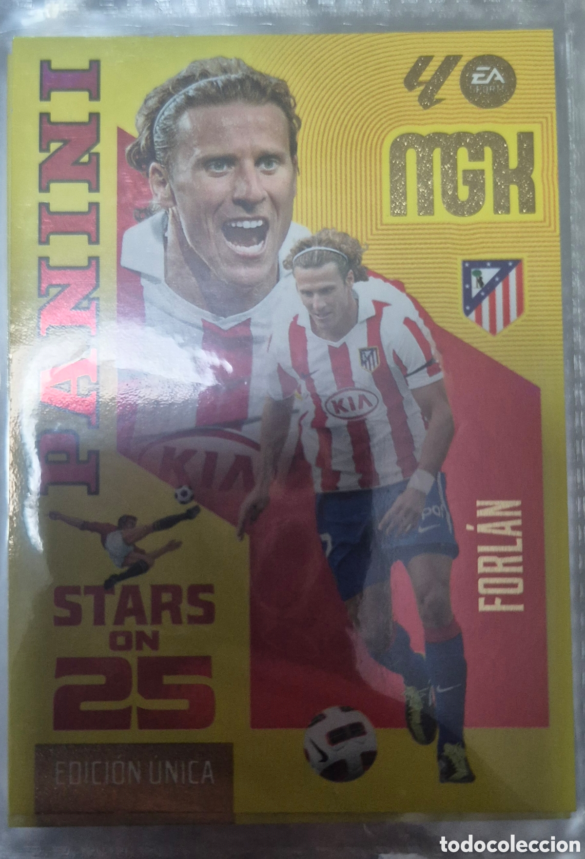 Figurine di Calcio: Forlan atletico de madrid stars on 25 edicion unica megacracks 26 27