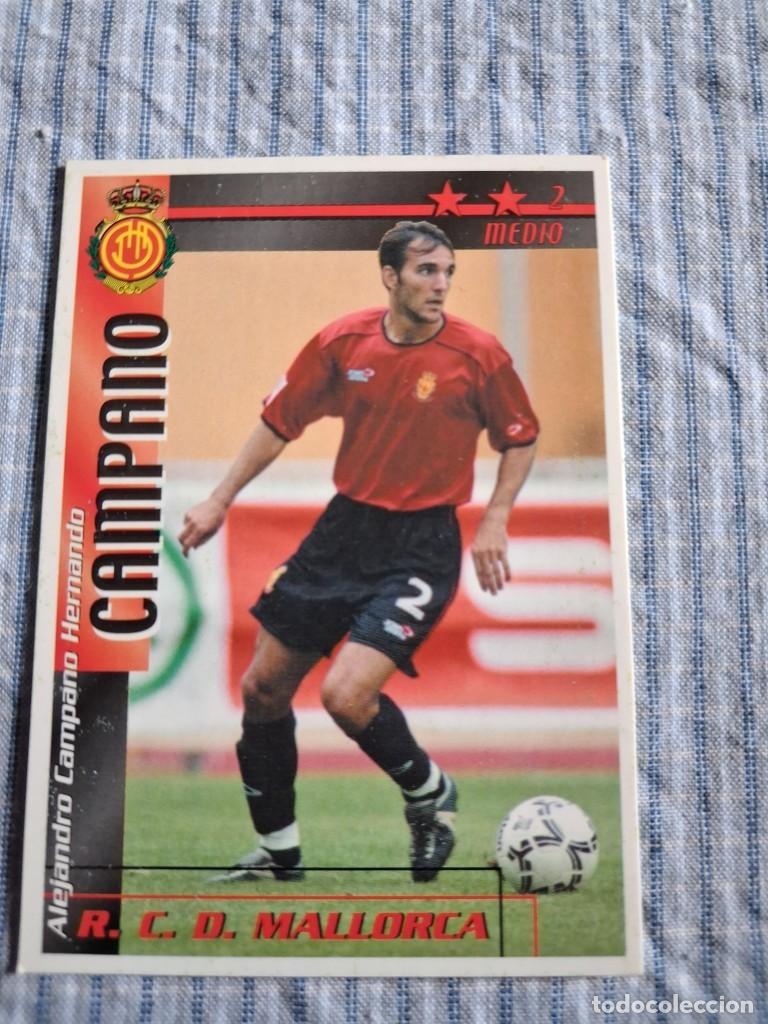Figurine di Calcio: F&uacute;tbol Match Total. Liga 2002 &ndash; 2003. Campano. R.C.D. Mallorca. Magic Box Int. Estado ver imagen