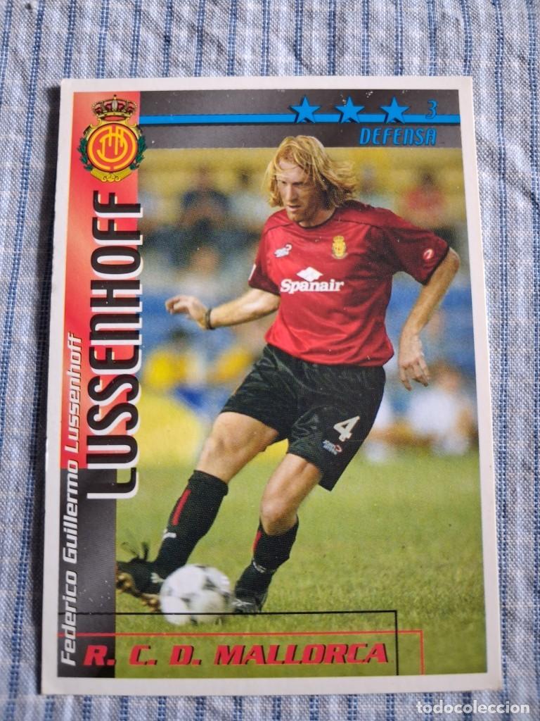 Figurine di Calcio: F&uacute;tbol Match Total. Liga 2002 &ndash; 2003. Lussenhoff. R.C.D. Mallorca. Magic Box Int. Estado ver imagen