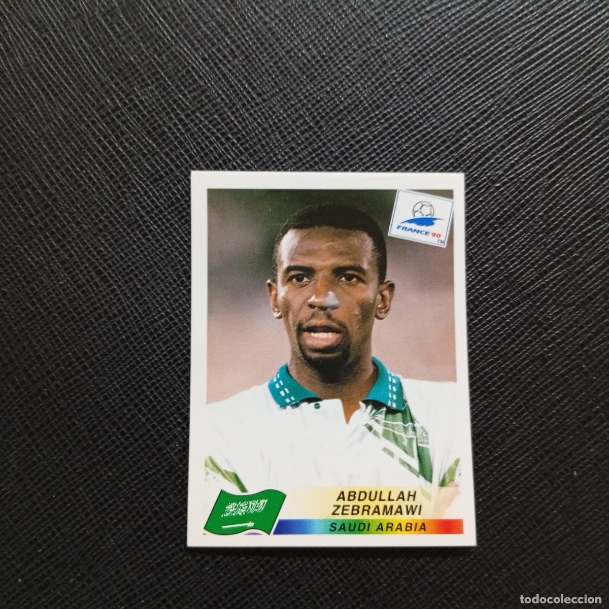 Cromos de Futebol: 197 ZEBRAMAWI ARABIA SAUDI PANINI 1998 MUNDIAL CROMO FUTBOL FRANCIA 98 - SIN PEGAR - A22 PG460