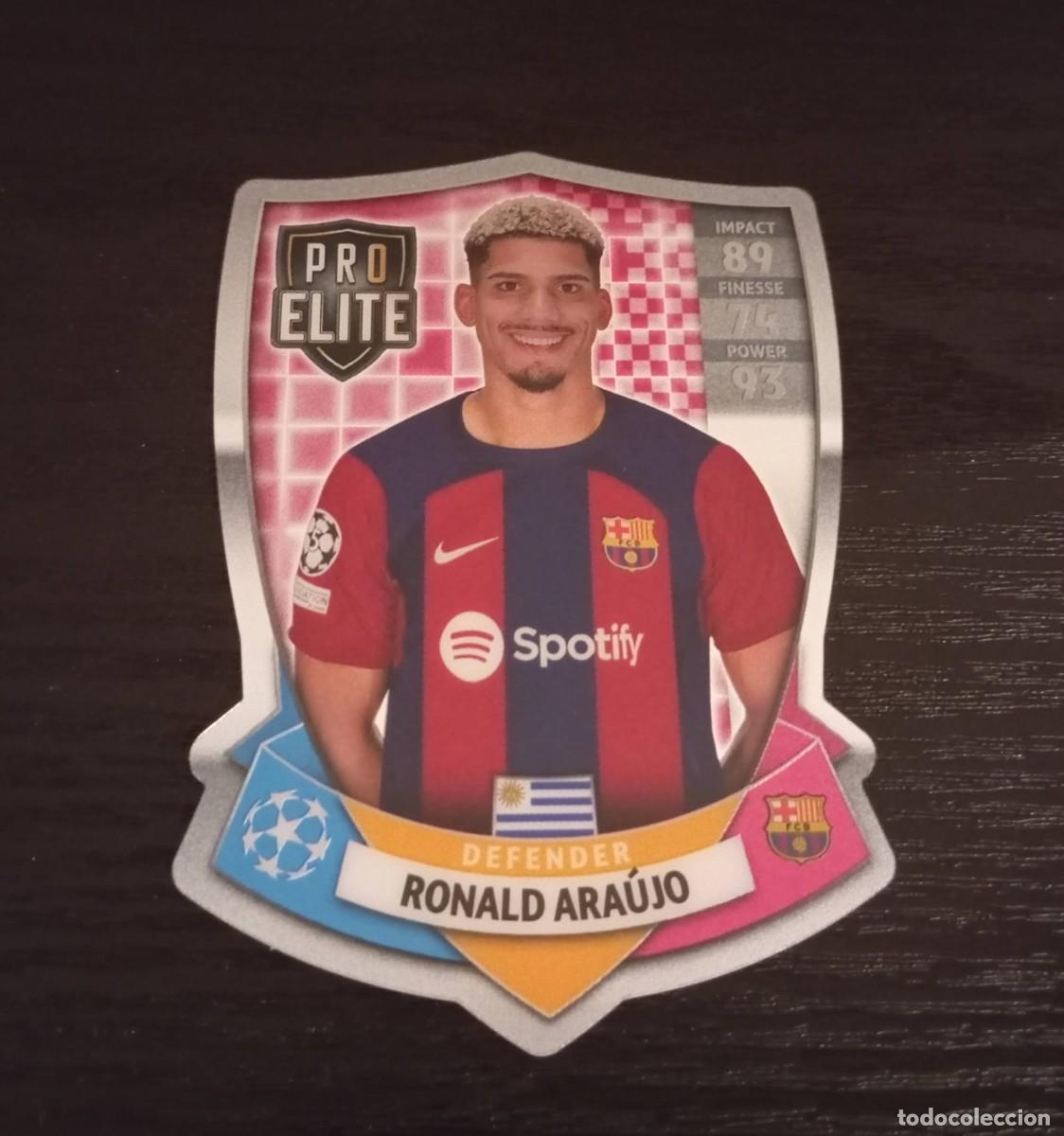 Cromos de Futebol: -TOPPS MATCH ATTAX 23-24 : SH5 ARAUJO ( BARCELONA ) -- PRO ELITE -- SH 5