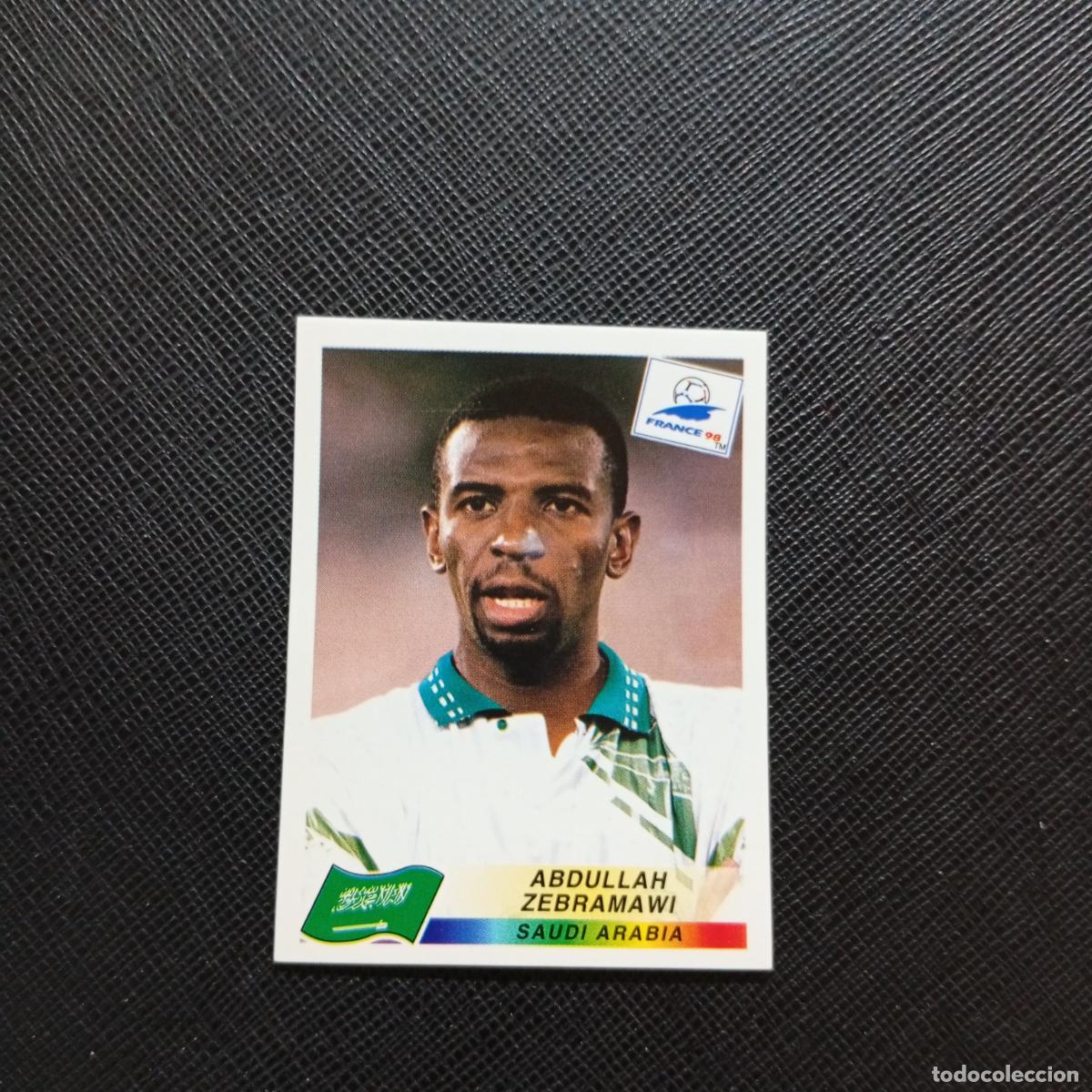 Cromos de Futebol: 197 ZEBRAMAWI ARABIA SAUDI PANINI 1998 MUNDIAL CROMO FUTBOL FRANCIA 98 - SIN PEGAR - A22 PG460 B