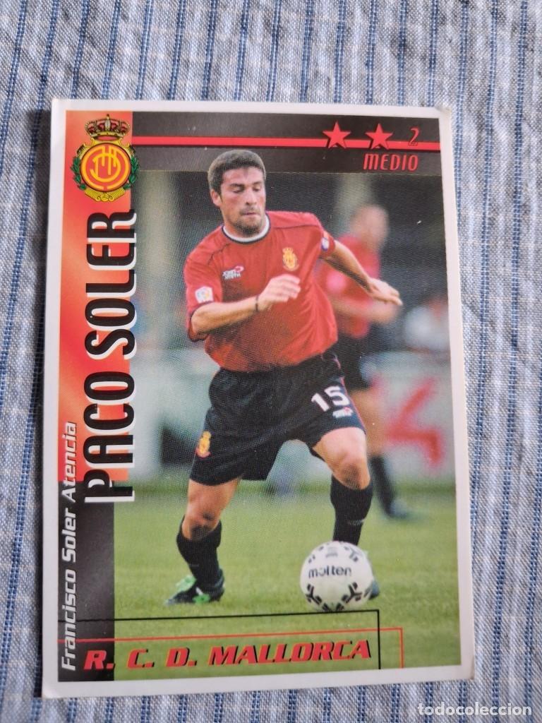 Figurine di Calcio: F&uacute;tbol Match Total. Liga 2002 &ndash; 2003. Paco Soler. R.C.D. Mallorca. Magic Box Int. Estado ver imagen
