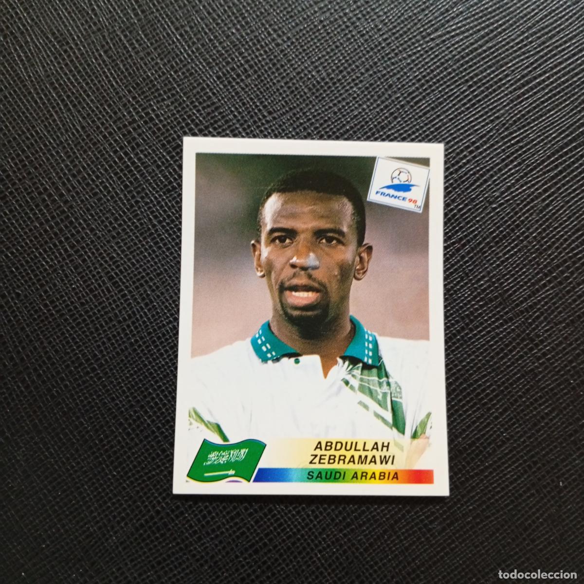 Cromos de Futebol: 197 ZEBRAMAWI ARABIA SAUDI PANINI 1998 MUNDIAL CROMO FUTBOL FRANCIA 98 - SIN PEGAR - A22 PG469