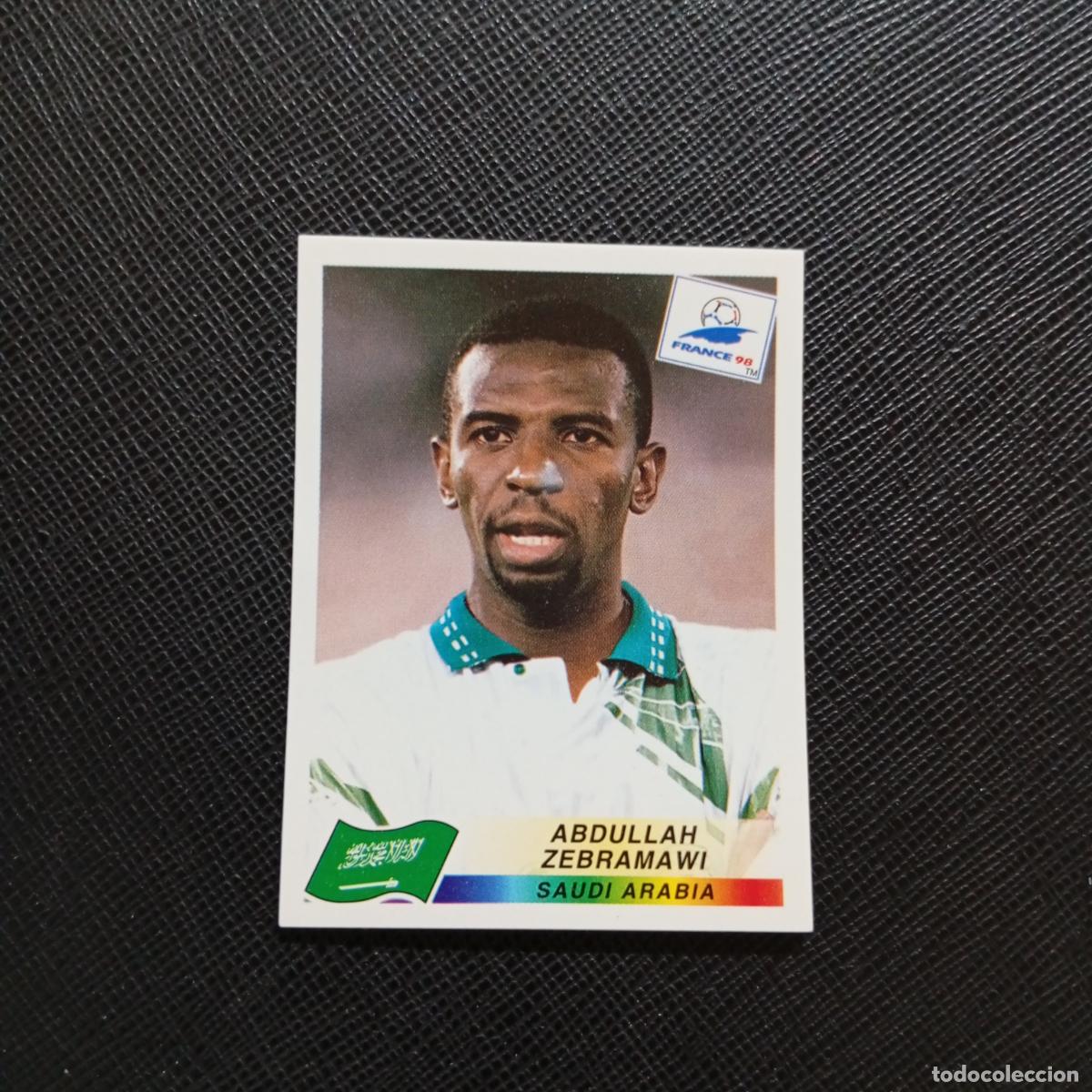 Cromos de Futebol: 197 ZEBRAMAWI ARABIA SAUDI PANINI 1998 MUNDIAL CROMO FUTBOL FRANCIA 98 - SIN PEGAR - A22 PG469 B