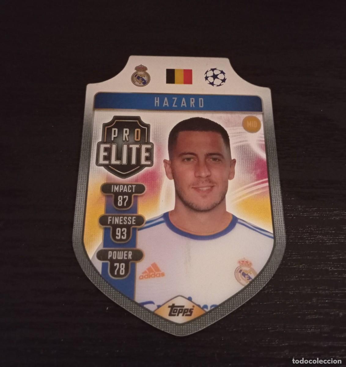 Cromos de Futebol: -TOPPS MATCH ATTAX 21-22 : SH4 HAZARD ( REAL MADRID ) -- PRO ELITE -- SH 4