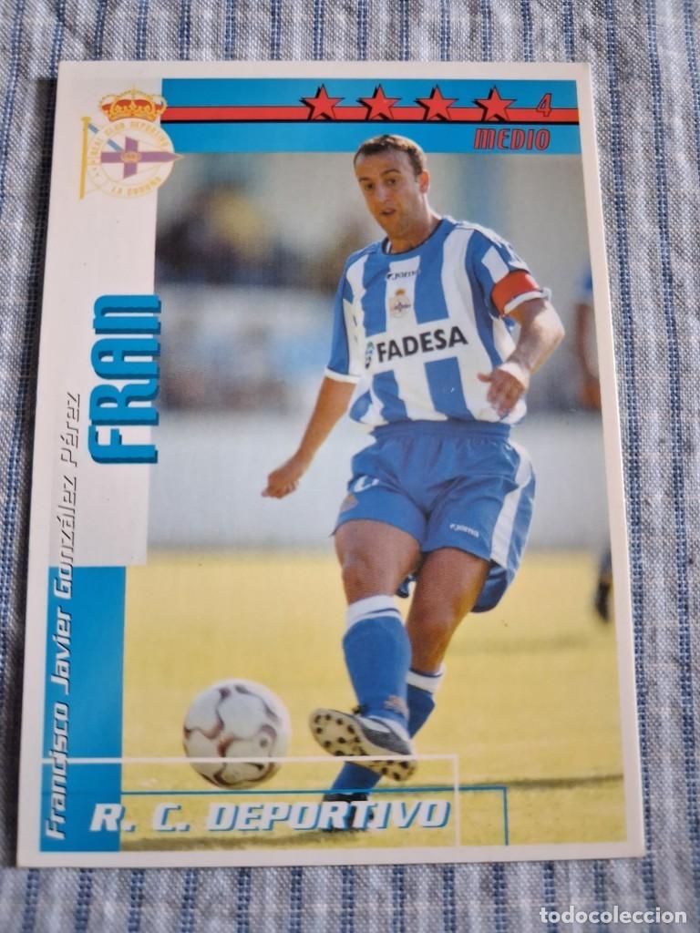 Cromos de f&uacute;tbol: F&uacute;tbol Match Total. Liga 2002 &ndash; 2003. Fran. R.C. Deportivo Coru&ntilde;a. Magic Box Int. Estado ver imagen