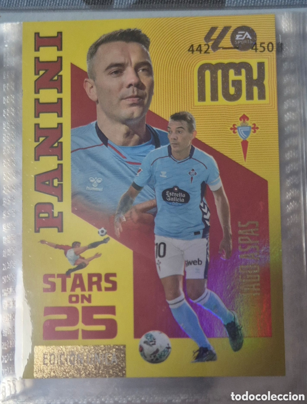 Cromos de f&uacute;tbol: Aspas celta stars on 25 edicion unica megacracks 26 27