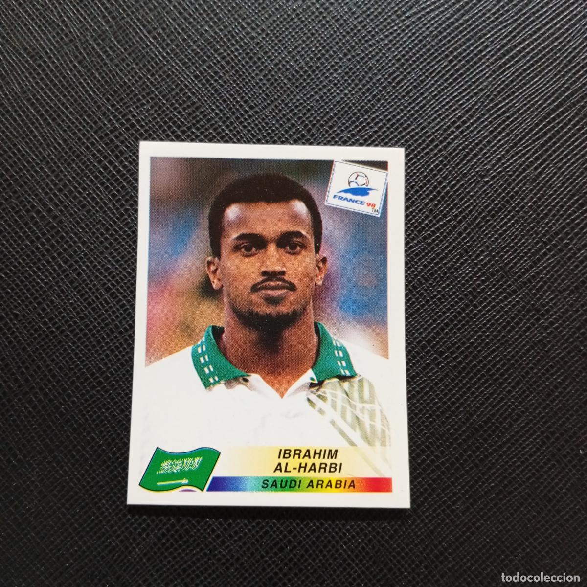 Cromos de f&uacute;tbol: 199 AL HARBI ARABIA SAUDI PANINI 1998 MUNDIAL CROMO FUTBOL FRANCIA 98 - SIN PEGAR - A22 PG460 B