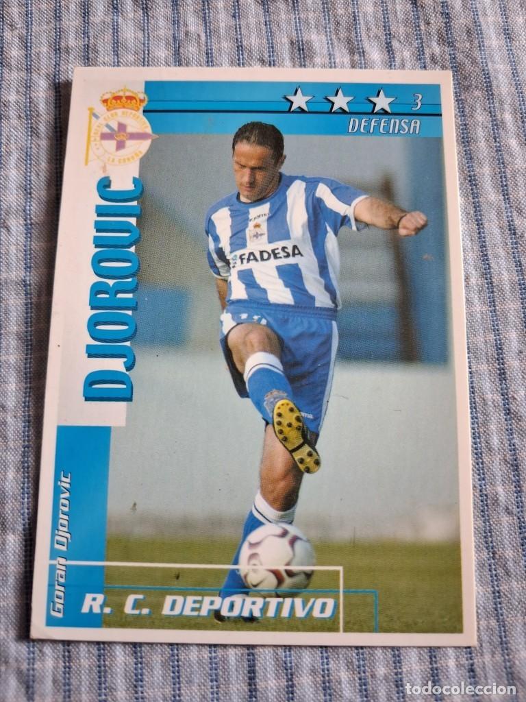 Cromos de f&uacute;tbol: F&uacute;tbol Match Total. Liga 2002 &ndash; 2003. Djorovic. R.C. Deportivo Coru&ntilde;a. Magic Box Int.