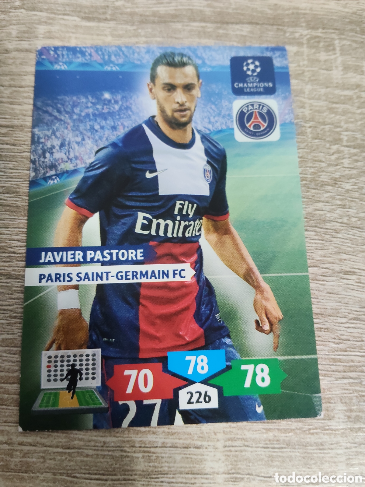 Cromos de f&uacute;tbol: Panini Adrenalyn champions league 2013 2014 13 14 Javier Pastore PSG