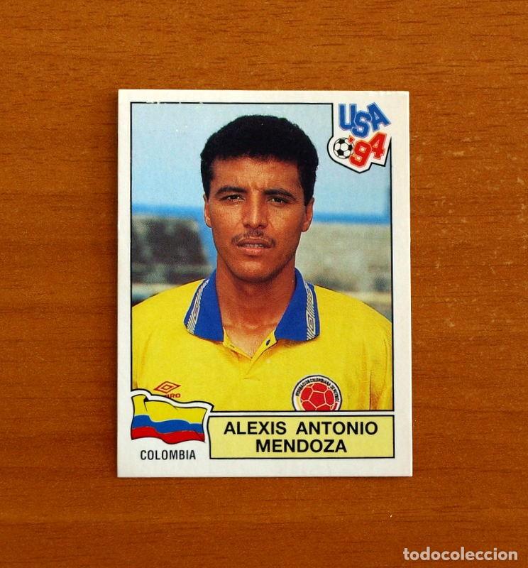 Cromos de f&uacute;tbol: Colombia - N&ordm; 57, Alexis Antonio Mendoza - USA 94 - Panini 1994 - Nunca pegado