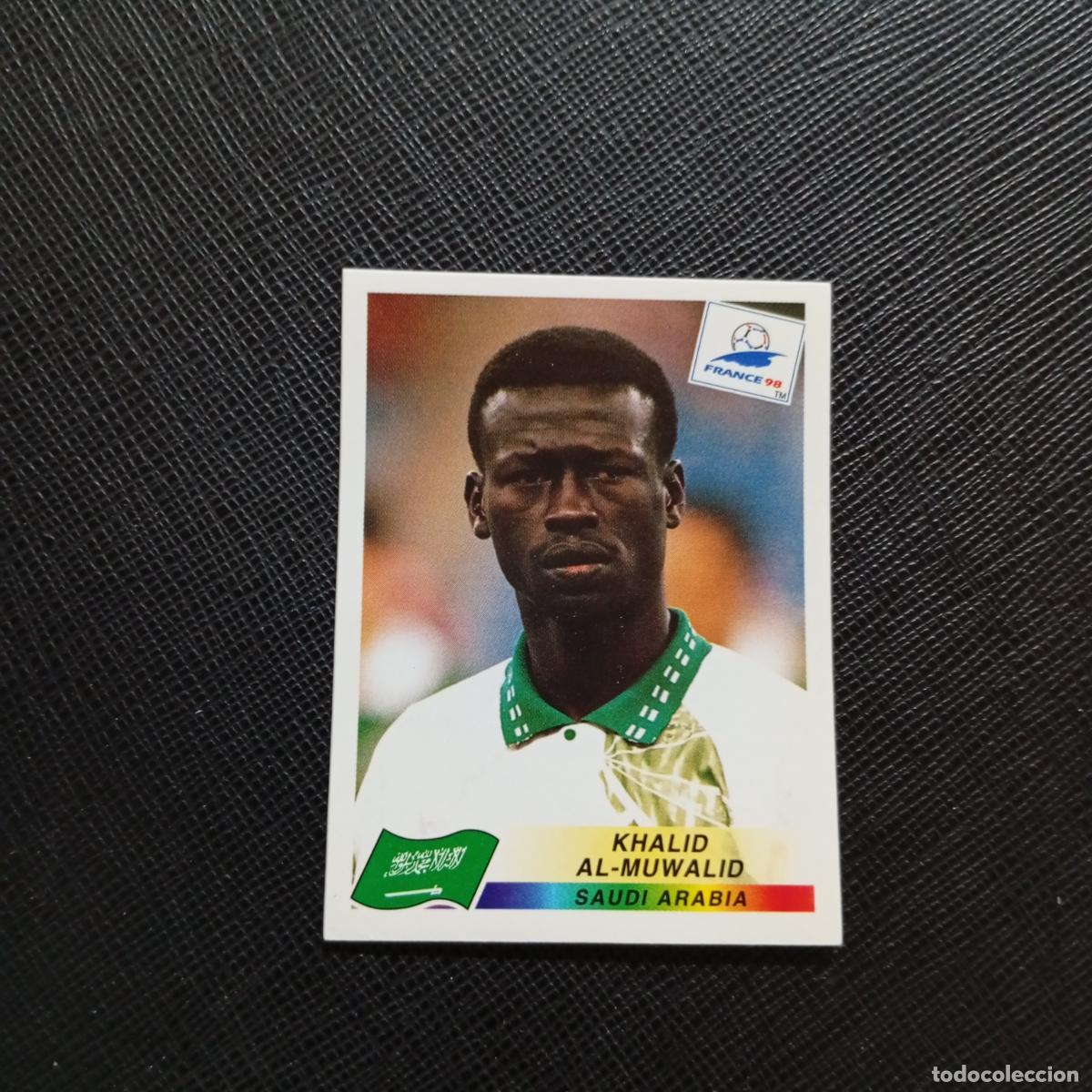 Cromos de f&uacute;tbol: 200 AL MUWALID ARABIA SAUDI PANINI 1998 MUNDIAL CROMO FUTBOL FRANCIA 98 - SIN PEGAR - A22 PG478