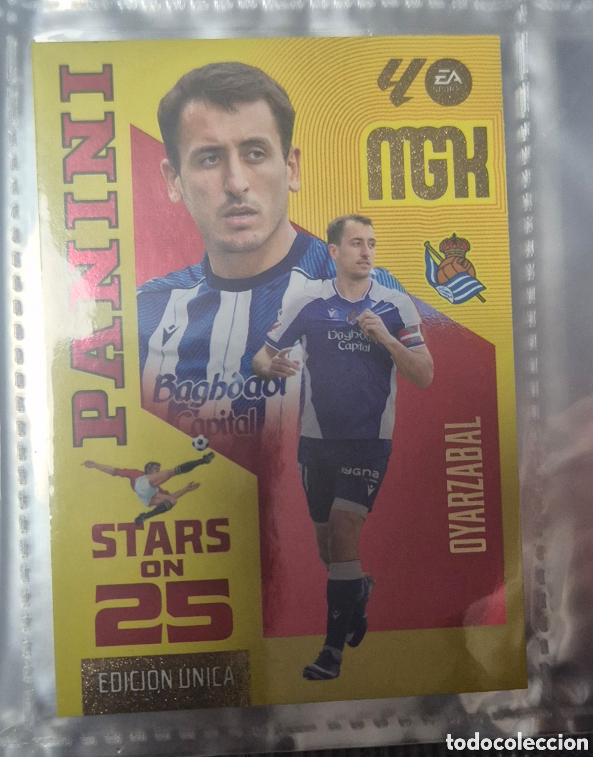 Cromos de f&uacute;tbol: Oyarzabal real sociedad stars on 25 edicion unica megacracks 26 27