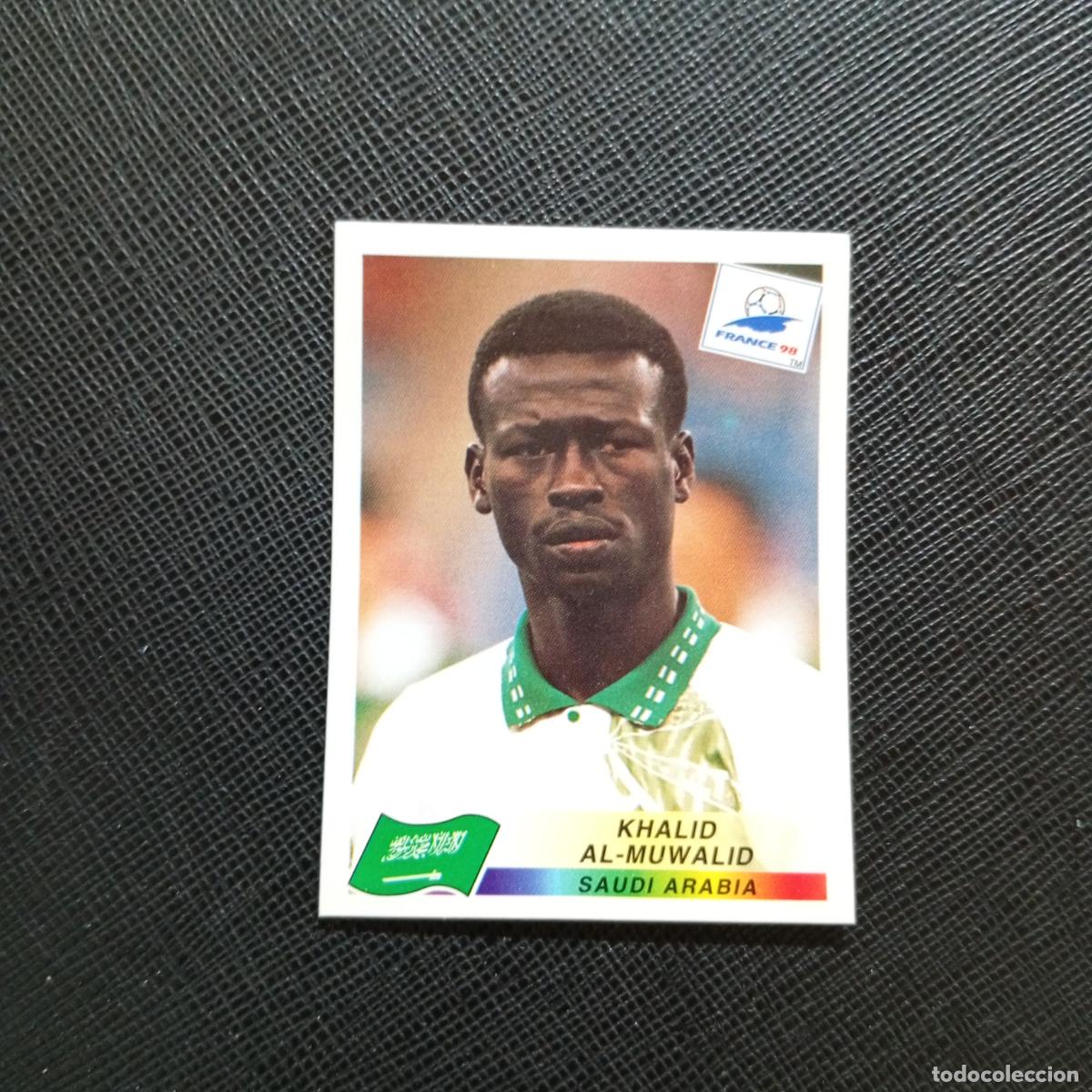 Cromos de f&uacute;tbol: 200 AL MUWALID ARABIA SAUDI PANINI 1998 MUNDIAL CROMO FUTBOL FRANCIA 98 - SIN PEGAR - A22 PG460