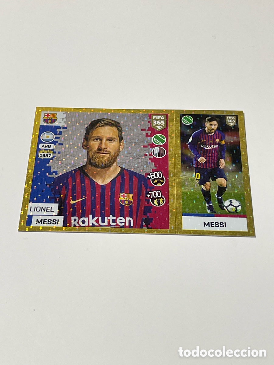 Cromos de f&uacute;tbol: Lionel Messi F. C. Barcelona Panini 365 18/19 #72