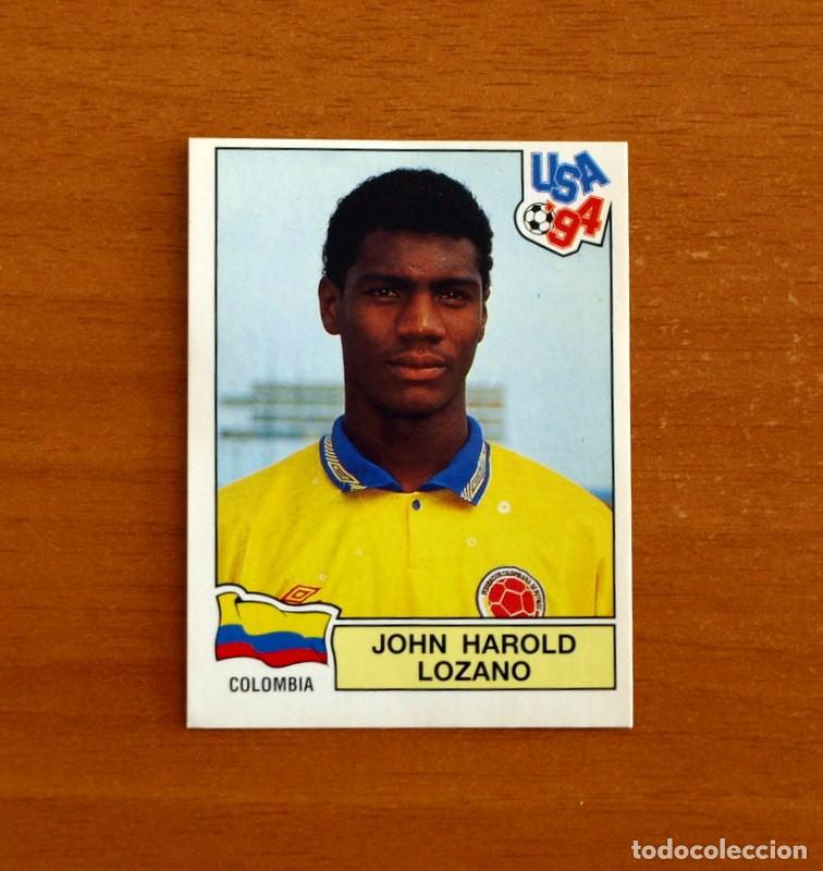 Cromos de f&uacute;tbol: Colombia - N&ordm; 65 John Harold Lozano - USA 94 - Panini 1994 - Nunca pegado