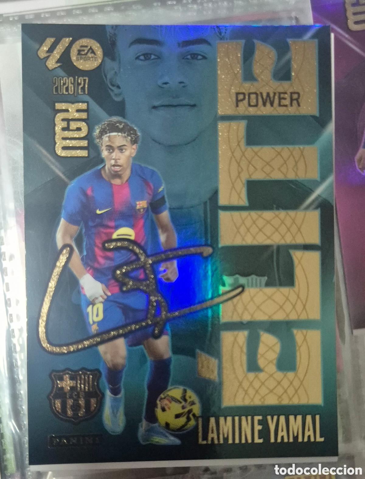 Cromos de f&uacute;tbol: Lamine yamal barcelona elite power megacracks 26 27
