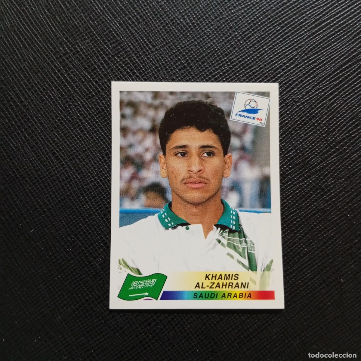 Cromos de f&uacute;tbol: 201 AL ZAHRANI ARABIA SAUDI PANINI 1998 MUNDIAL CROMO FUTBOL FRANCIA 98 - SIN PEGAR - A22 PG460
