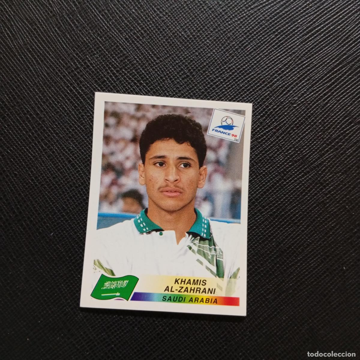 Cromos de f&uacute;tbol: 201 AL ZAHRANI ARABIA SAUDI PANINI 1998 MUNDIAL CROMO FUTBOL FRANCIA 98 - SIN PEGAR - A22 PG469