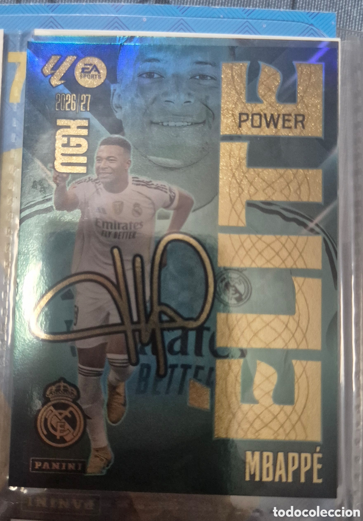 Fu&szlig;ball-Sticker: Mbappe madrid elite power megacracks 26 27