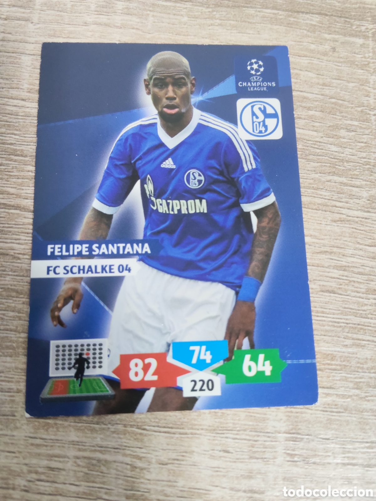 Cromos de f&uacute;tbol: Panini Adrenalyn champions league 2013 2014 13 14 Felipe Santana Schalke 04