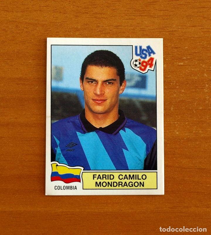 Cromos de f&uacute;tbol: Colombia - N&ordm; 72 Farid Camilo Mondrag&oacute;n - USA 94 - Panini 1994 - Nunca pegado