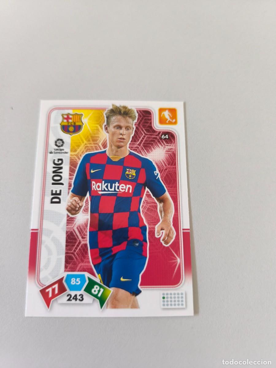 Cromos de f&uacute;tbol: ADRENALYN XL 2019 2020 19 20 DE JONG FC BARCELONA 64 H4