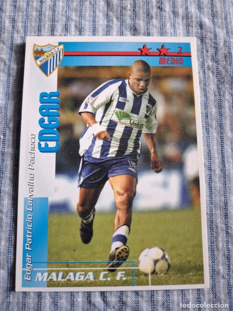 Cromos de Futebol: F&uacute;tbol Match Total. Liga 2002 &ndash; 2003. Edgar. M&aacute;laga C.F. Magic Box Int. Estado ver imagen