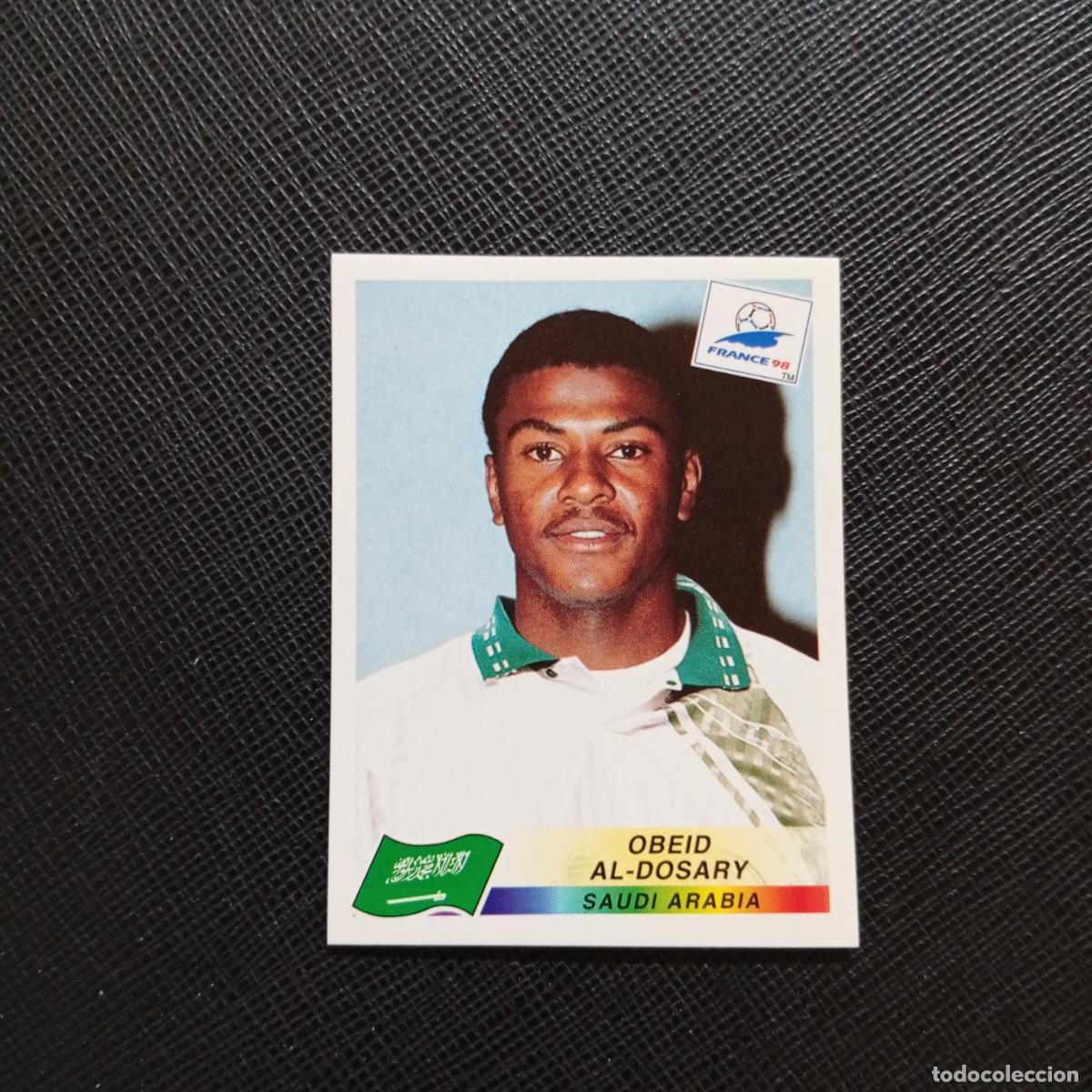 Cromos de f&uacute;tbol: 203 AL DOSARY ARABIA SAUDI PANINI 1998 MUNDIAL CROMO FUTBOL FRANCIA 98 - SIN PEGAR - A22 PG460