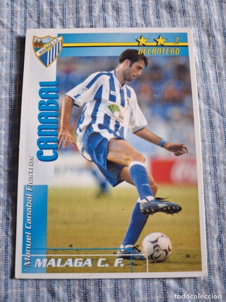 Cromos de Futebol: F&uacute;tbol Match Total. Liga 2002 &ndash; 2003. Canabal. M&aacute;laga C.F. Magic Box Int. Estado ver imagen.