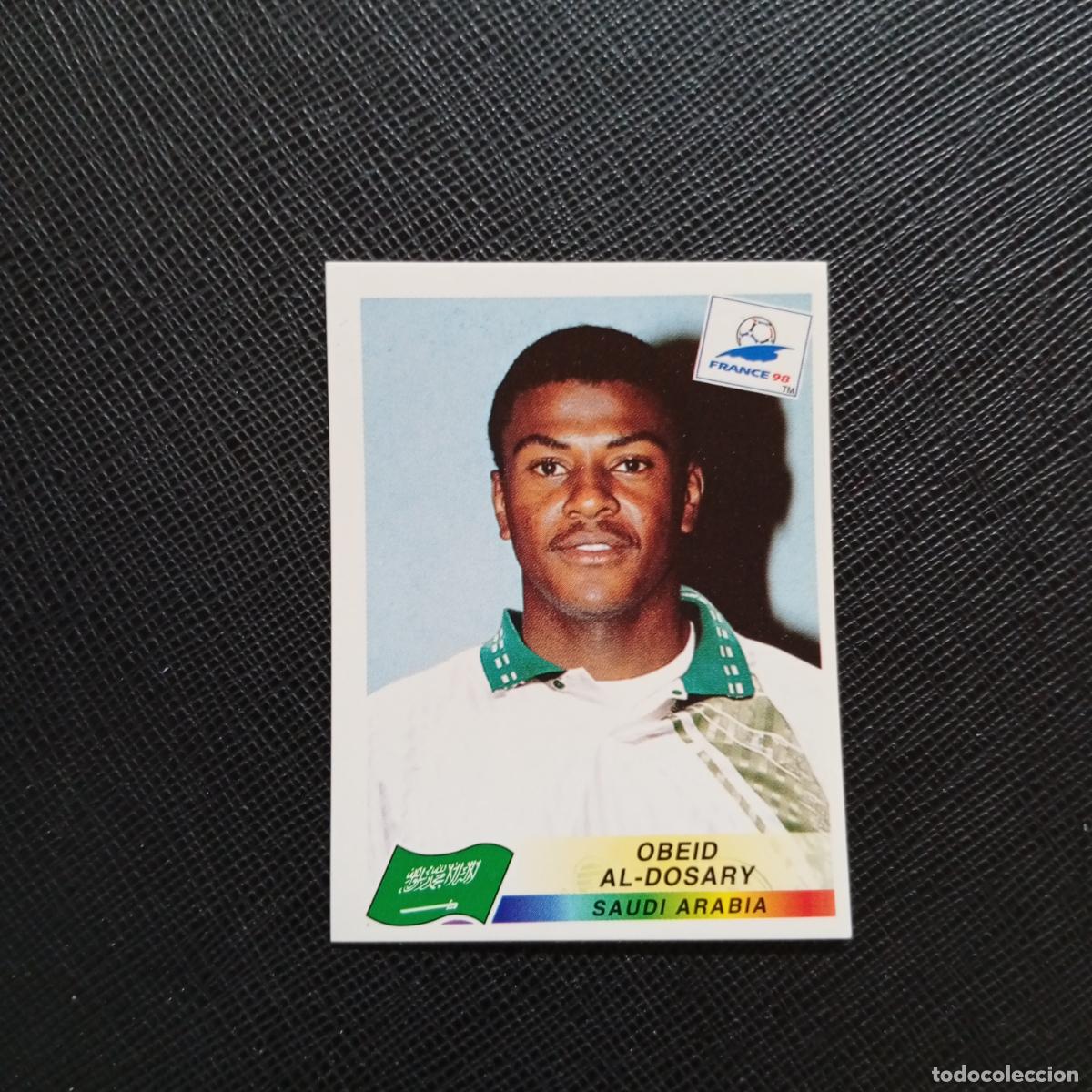 Cromos de f&uacute;tbol: 203 AL DOSARY ARABIA SAUDI PANINI 1998 MUNDIAL CROMO FUTBOL FRANCIA 98 - SIN PEGAR - A22 PG469
