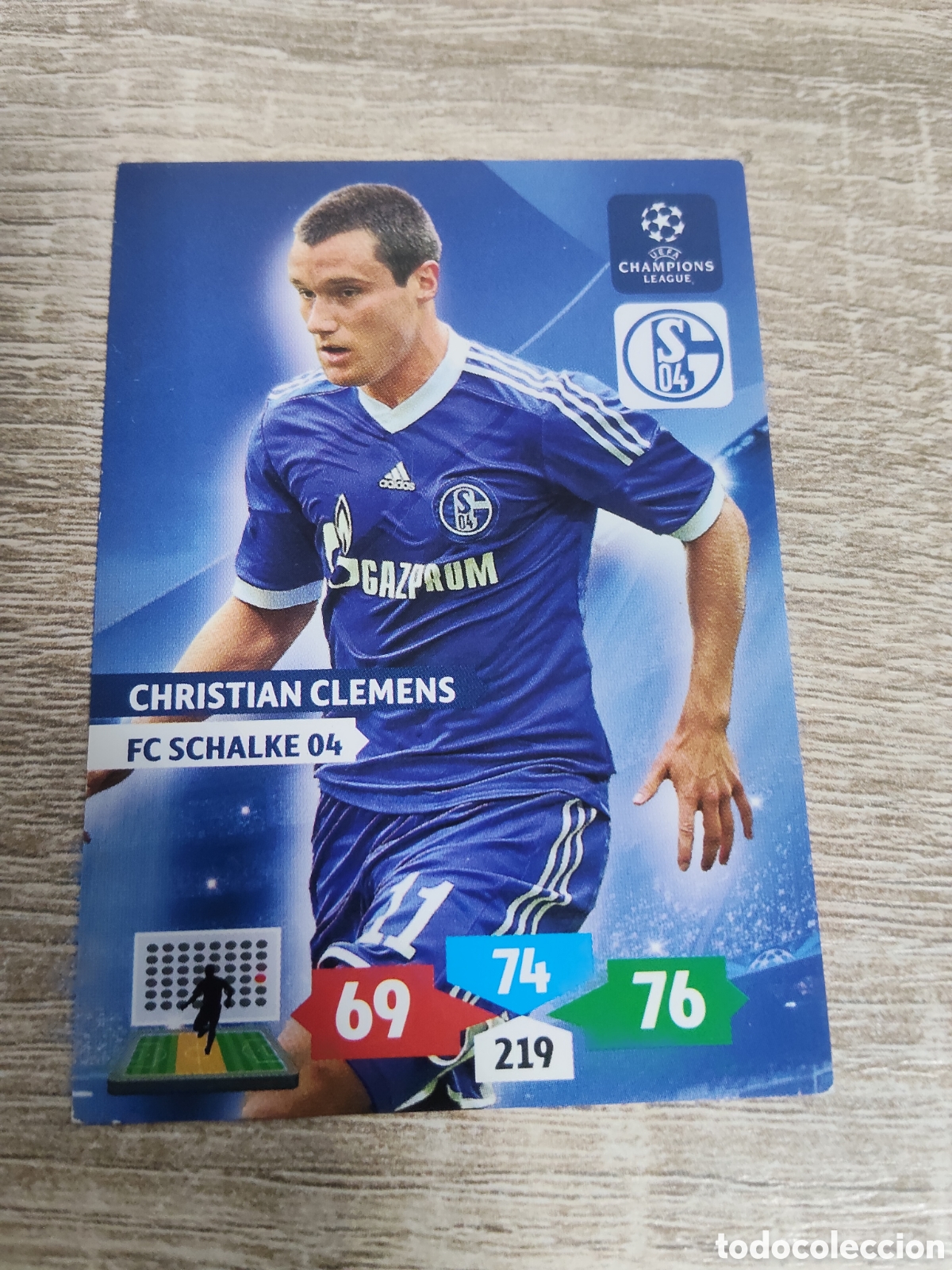 Cromos de f&uacute;tbol: Panini Adrenalyn champions league 2013 2014 13 14 Christian Clemens Schalke 04