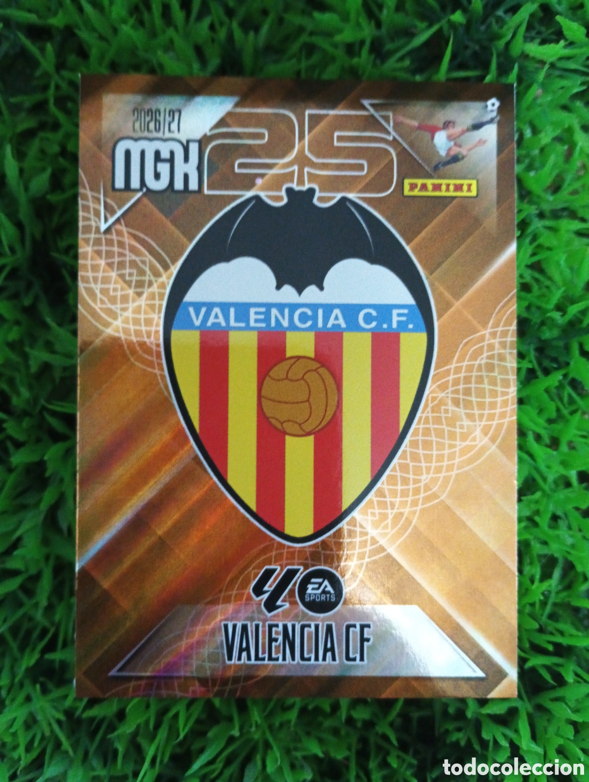 Cromos de f&uacute;tbol: Escudo Valencia Megacracks 26-27 # 343