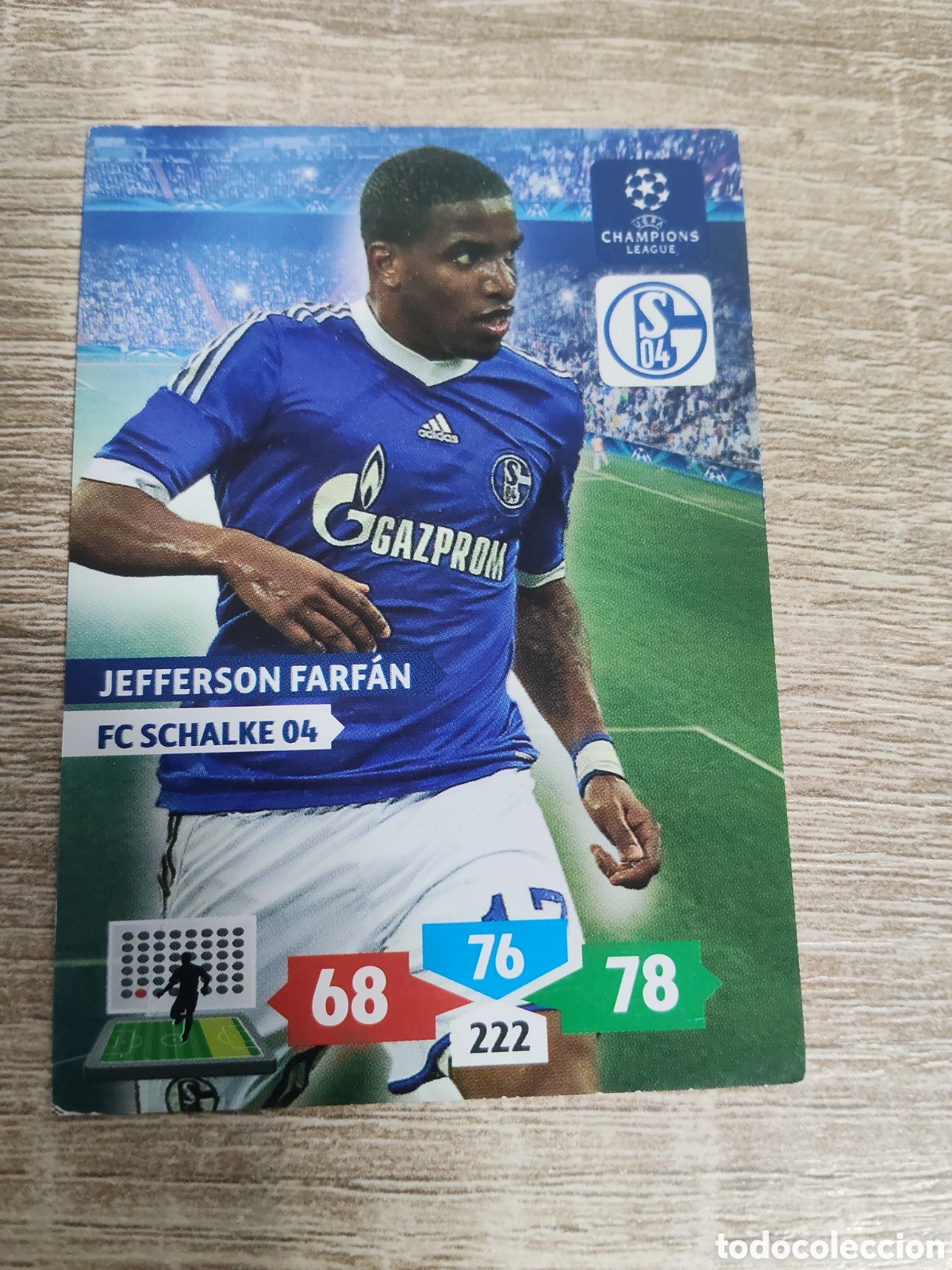 Cromos de f&uacute;tbol: Panini Adrenalyn champions league 2013 2014 13 14 Jefferson Farf&aacute;n Schalke 04