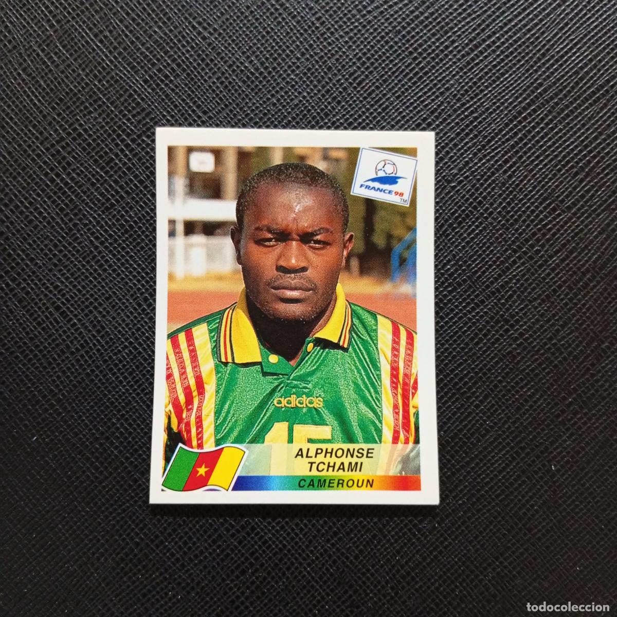 Cromos de f&uacute;tbol: 135 ALPHONSE TCHAMI CAMERUN PANINI 1998 MUNDIAL CROMO FUTBOL FRANCIA 98 - SIN PEGAR - A22 PG469