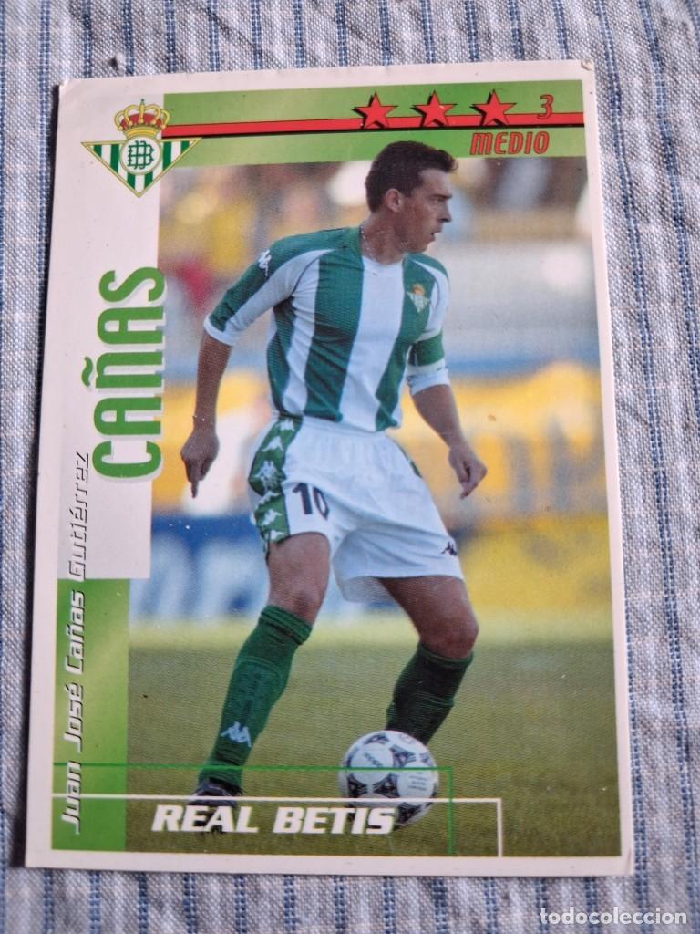 Figurine di Calcio: F&uacute;tbol Match Total. Liga 2002 &ndash; 2003. Ca&ntilde;as. Real Betis. Magic Box Int. Estado ver imagen